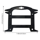 Close-up of polypropylene line winder